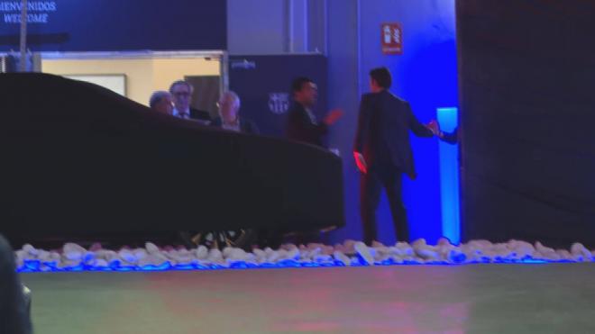 Laporta y Deco tras el 'no' al partido en Miami