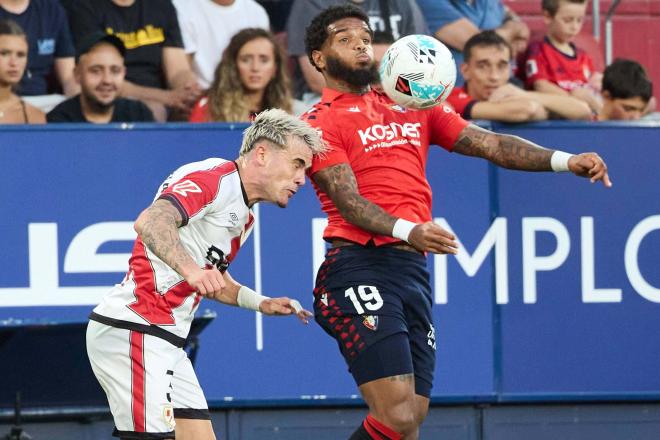 Valentin Rosier, en un partido de Osasuna (Foto: Cordon Press).