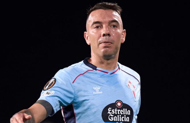 Iago Aspas en la Europa League (Foto: UEFA).