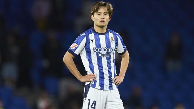 Take Kubo, con la Real Sociedad (Foto: EuropaPress).