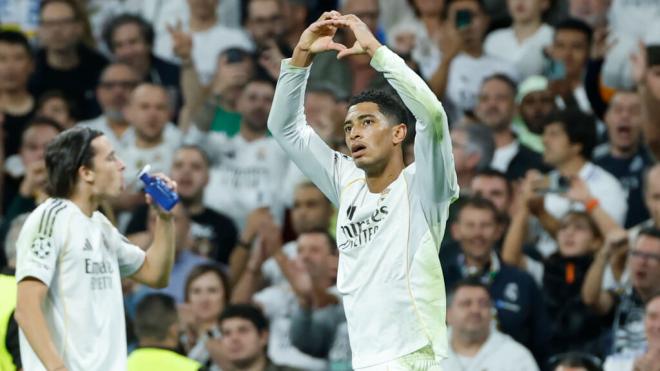 Jude BEllingham celebra el 1-0 ante la Juve (Foto: EFE)