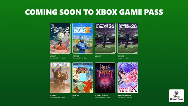 Xbox Game Pass en octubre.