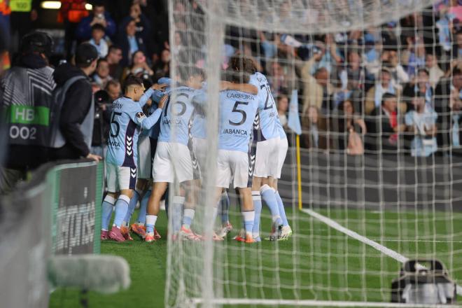 Gol de Iago Aspas en el Celta - Niza de Europa League (Foto: EFE).