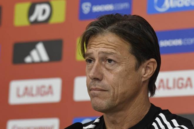 Matías Almeyda, en la rueda de prensa previa al partido ante la Real Sociedad (Foto: Kiko Hurtado)