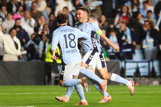 Gol de Iago Aspas en el Celta - Niza de Europa League (Foto: EFE).