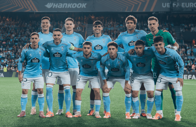 Once titular ante el Niza (Foto: Celta).