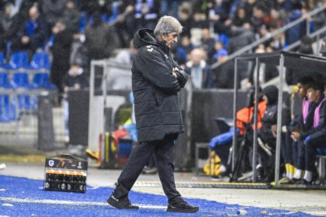 Manuel Pellegrini, ante el Genk (Foto: Europa Press).