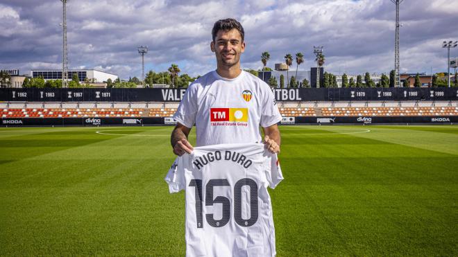Hugo Duro alcanza los 150 partidos (Foto: Valencia CF)