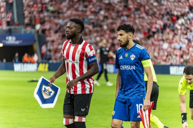 Iñaki Williams, capitán ante el Qarabag en la Champions League (Foto: Giovanni Batista).
