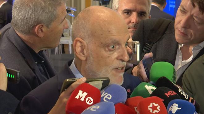 Javier Tebas, en el Nueva Economía Forum (ElDesmarque)