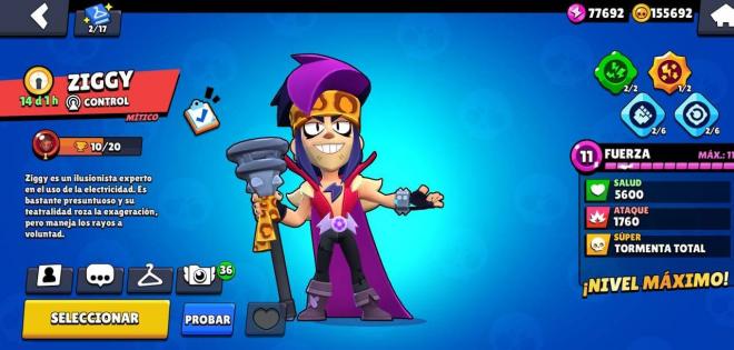 Ziggy, el nuevo brawler de Brawl Stars