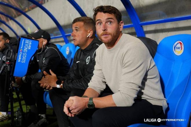 Ibai Gómez, en un partido del Andorra (FOTO: LALIGA).