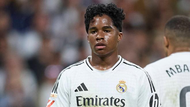 Endrick en un partido del Real Madrid (Cordon Press)