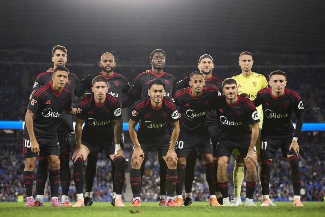 El XI del Sevilla ante la Real Sociedad (Foto: AFP7/Europa Press).