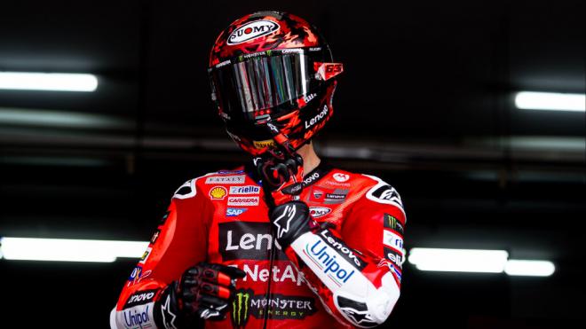 Pecco Bagnaia, en Sepang (Foto: Ducati).