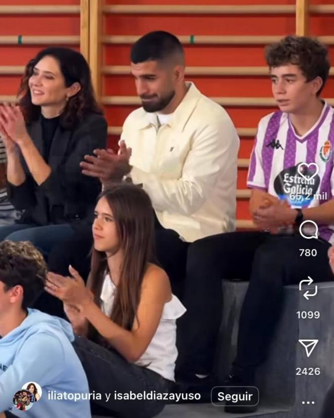 Imagen del acto entre Ayuso y Topuria