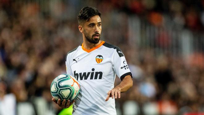 Jaume Costa en su debut como valencianista (Foto: Valencia CF)
