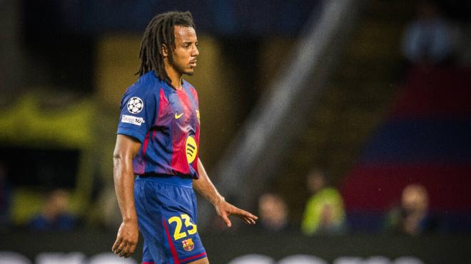 Jules Koundé en un partido del Barça (Cordon Press)