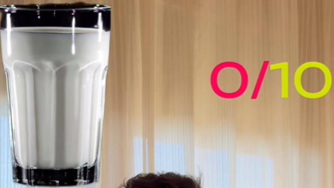 El nutricionista Saúl Sánchez puntúa la leche desnatada (Foto: @saulnutri)