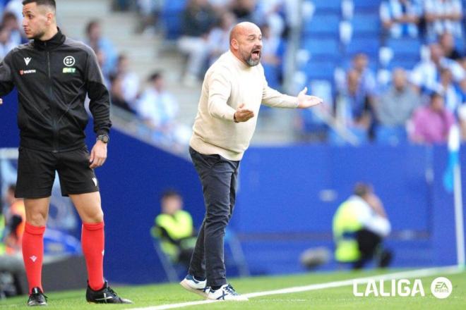 Manolo González, en un partido del Espanyol (FOTO: LALIGA).
