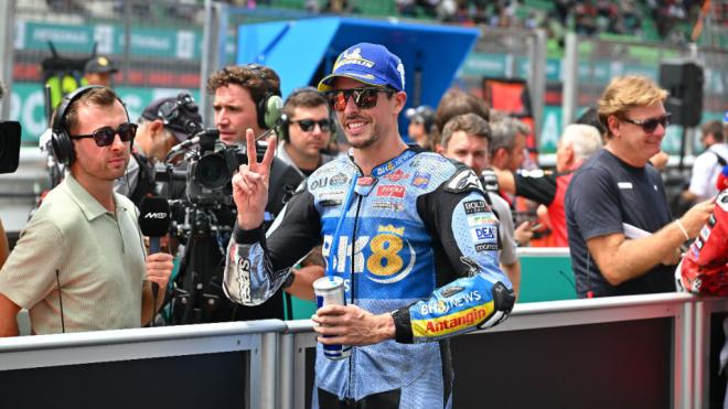 Álex Márquez, en Sepang (Foto: Michelin).