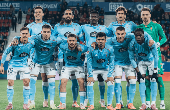 Once titular ante CA Osasuna (Foto: Celta).
