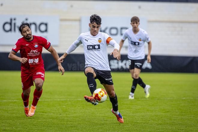 El VCF Mestalla mereció más ante el Porreres (Foto: Valencia CF)