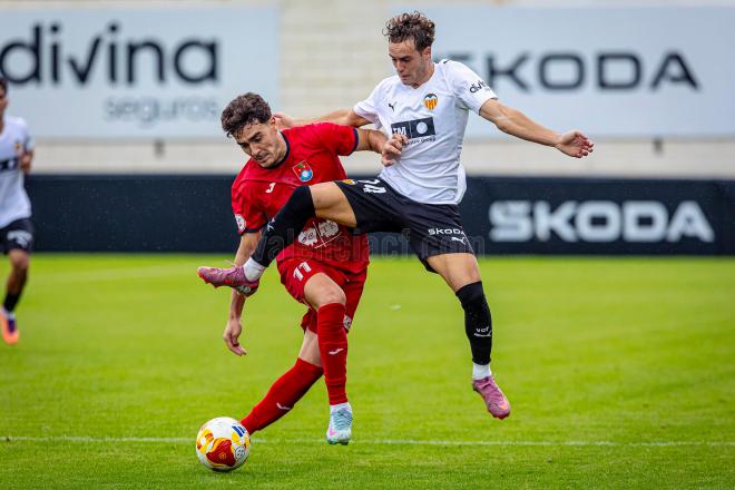 El VCF Mestalla mereció más ante el Porreres (Foto: Valencia CF)