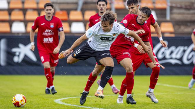 El VCF Mestalla mereció más ante el Porreres (Foto: Valencia CF)