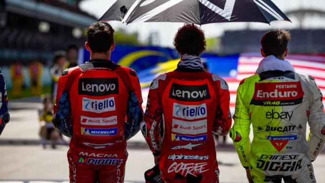 Pecco Bagnaia, en Sepang (Foto: Ducati).