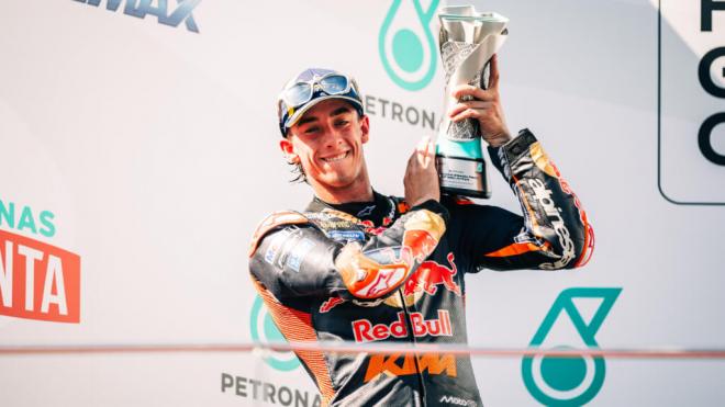 Pedro Acosta, en Sepang (Foto: KTM).
