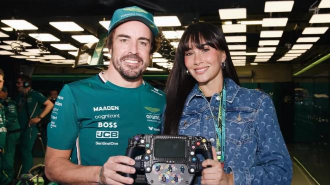 Aitana y Fernando Alonso, en México (Foto: @aitanax).