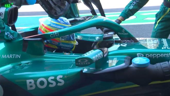 Fernando Alonso, en México (Foto: F1).
