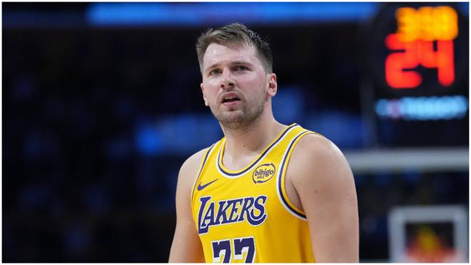 Luka Doncic, con los Lakers. (Cordon Press)