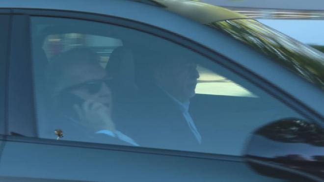 Joan Laporta, saliendo de la Ciudad Deportiva (Foto: ElDesmarque)