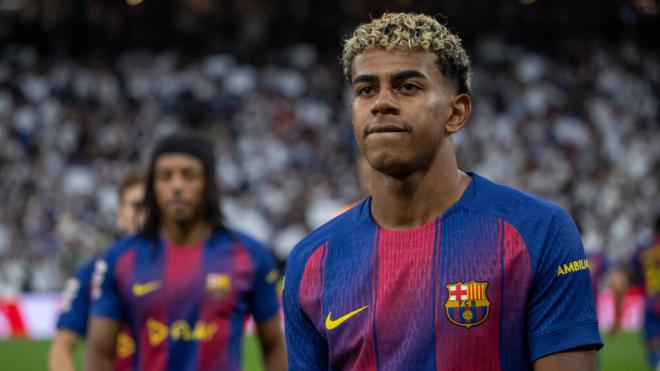 Lamine Yamal en el Santiago Bernabéu en El Clásico (Cordon Press)