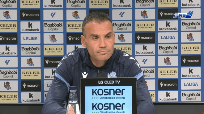 Sergio Francisco, en sala de prensa.