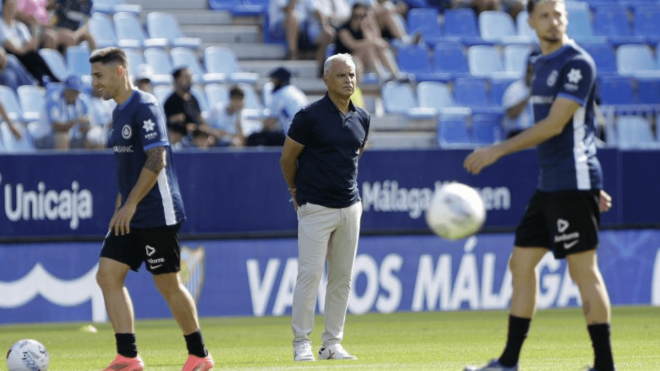 Sergio Pellicer, en un partido del Málaga (Foto: LaLiga).