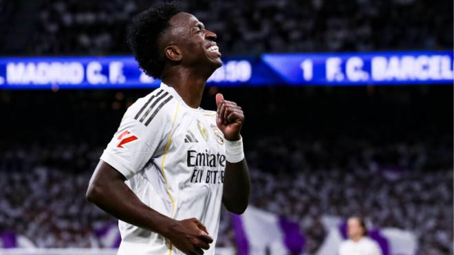 Vinicius en el partido frente al FC Barcelona (Cordon Press)