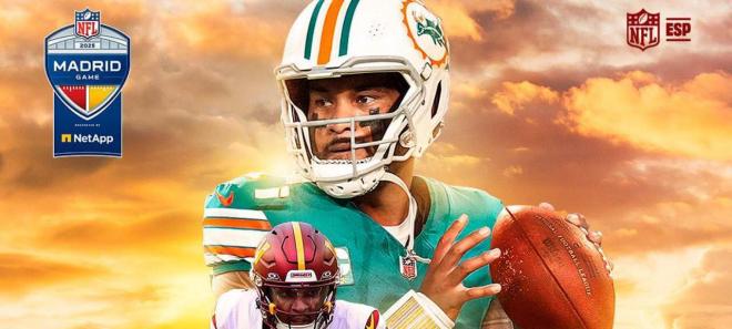 Los Dolphins y los Commanders jugarán un partido histórico de la NFL en el Santiago Bernabéu.