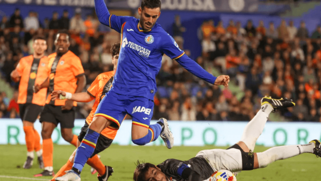 Juanmi, en el partido ante el Valdemoro (Foto: EFE).