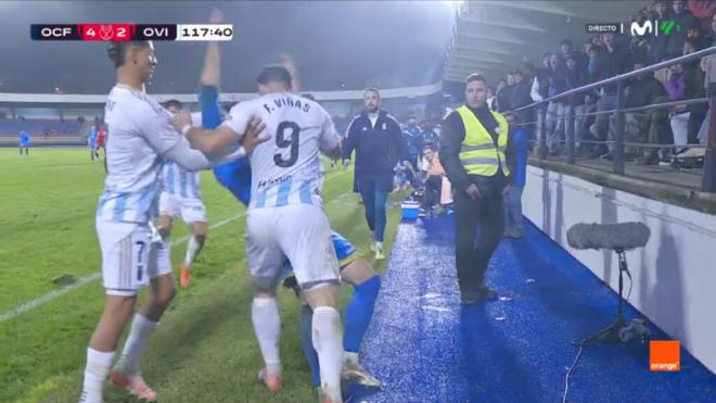 Fede Viñas derriba a Carmona (Movistar)