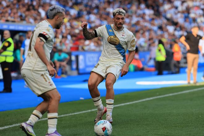 Ximo Navarro, lateral derecho del Deportivo de La Coruña (Foto: LALIGA).