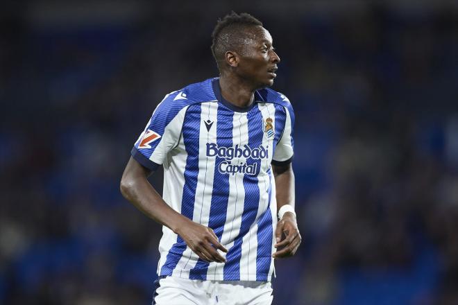 Sadiq Umar, con la Real Sociedad esta temporada (Foto: Europa Press).