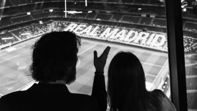 Las vistas desde el restaurante KŌ en el Santiago Bernabéu (IG: @ko_by99madrid)