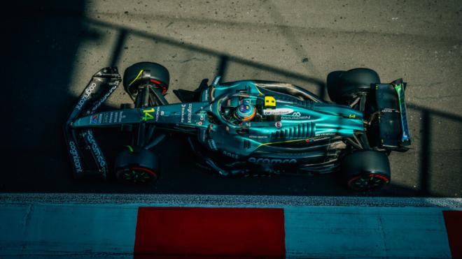 Fernando Alonso, en México (Foto: Aston Martin).