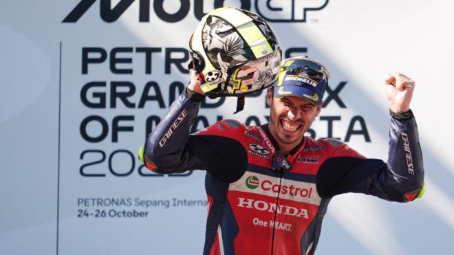 Joan Mir, en Sepang (Foto: Honda).