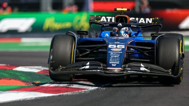 Carlos Sainz, en México (Foto: Williams Racing).