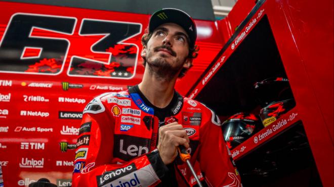 Pecco Bagnaia, en Sepang (Foto: Ducati).