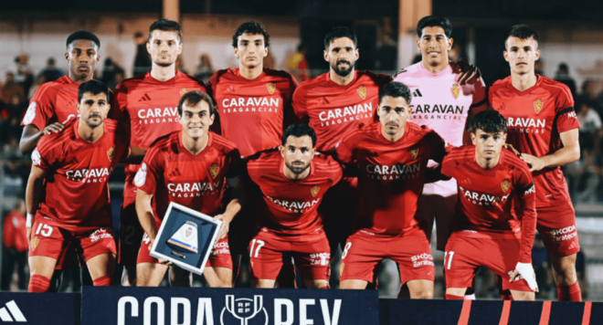 Once zaragocista ante el Mutilvera. (Foto: RZ)